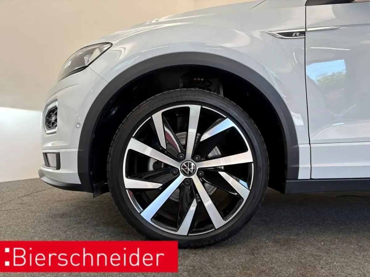 Gebraucht VW T-Roc Cabriolet R-line 150 PS (110 kW) 2022 Weiss Cabrio