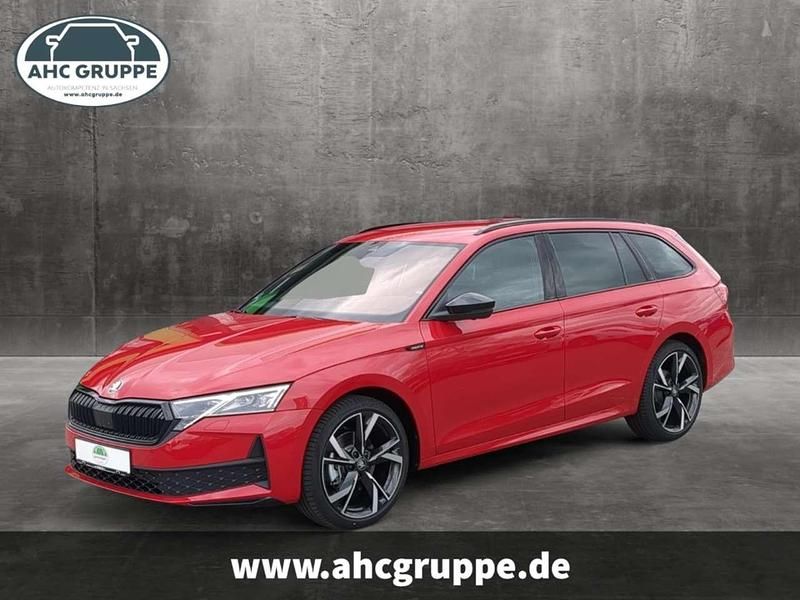 Velvetrot metallic Gebraucht 2025 Skoda Octavia SportLine Kombi | 43.490 € - Bild 1/4