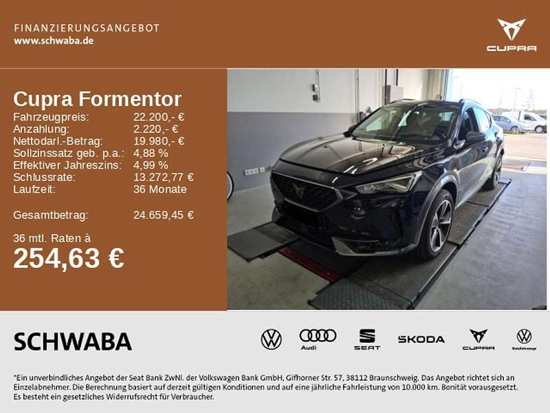 Second-hand Cupra Formentor 150 CP (110 kW) 2022 Albastru SUV