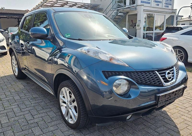 Blau Gebraucht 2011 Nissan Juke Tekna SUV | 5.499 € (Etwas zu teuer) - Bild 1/4