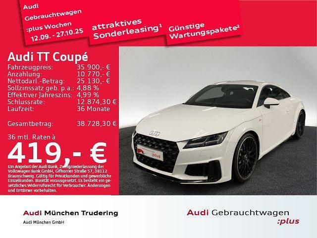 Weiß Gebraucht 2022 Audi TT S-Line Coupé | 35.900 € (Fairer Preis) - Bild 1/2