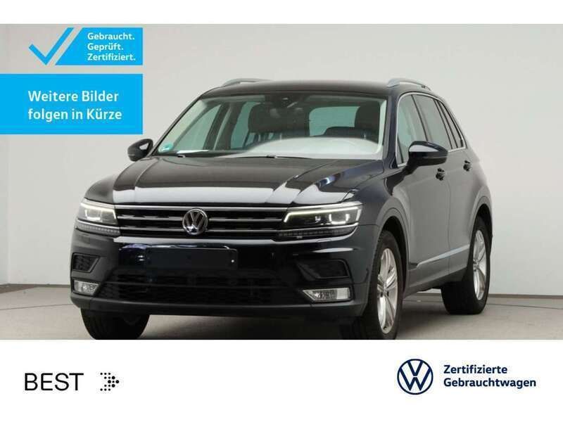 2t deep black perleffekt Gebraucht 2017 VW Tiguan Sound SUV | 21.888 € (Guter Preis) - Bild 1/3