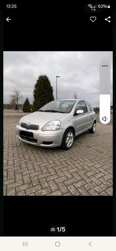 Gebraucht Toyota Yaris 2004 Silber Kleinwagen