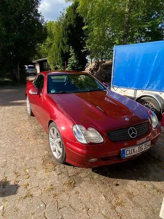 Gebraucht Mercedes SLK320 218 PS (160 kW) 2003 Rot Cabrio