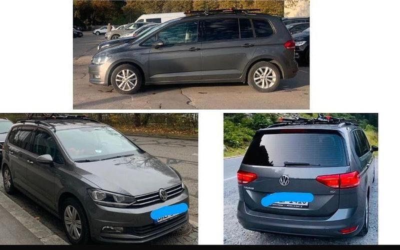 Grau Gebraucht 2015 VW Touran Comfortline Van / Kleinbus | 13.850 € (Teuer) - Bild 1/2