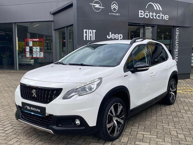 Gebraucht Peugeot 2008 GT-line 110 PS (80 kW) 2018 Lack weiss banquise/typ aussenverkleidung spiegel flach standard SUV