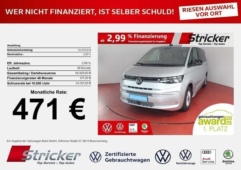 Silber (reflexsilber metallic) Gebraucht 2024 VW T7 Life Van | 50.879 € (Superpreis) - Bild 1/4