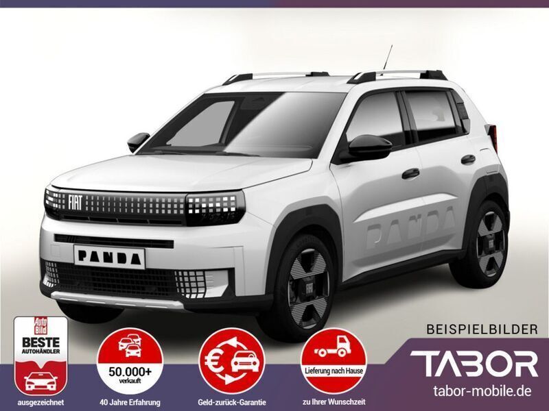 Weiß (gelato weiß) Neu 2025 Fiat Panda La Prima Kleinwagen | 22.288 € - Bild 1/4