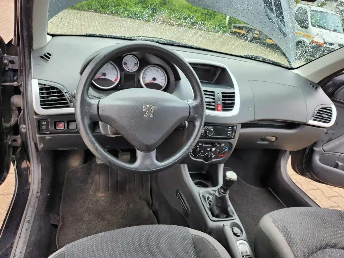 Gebraucht Peugeot 206 2005 Schwarz Kleinwagen