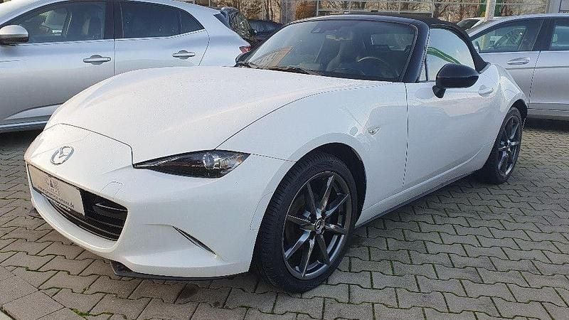 Gebraucht Mazda MX5 Exclusive-Line 131 PS (96 kW) 2017 Weiß Cabrio