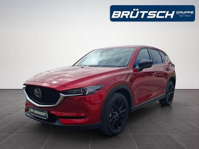Soul red crystal m metallic Gebraucht 2021 Mazda CX-5 Homura-Line SUV | 27.280 € (Fairer Preis) - Bild 1/4