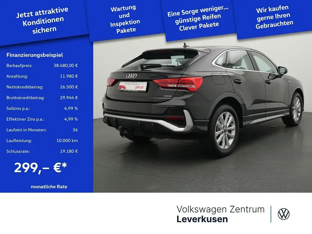 Gebraucht Audi Q3 Sportback S-Line 200 PS (147 kW) 2024 Mythosschwarz SUV