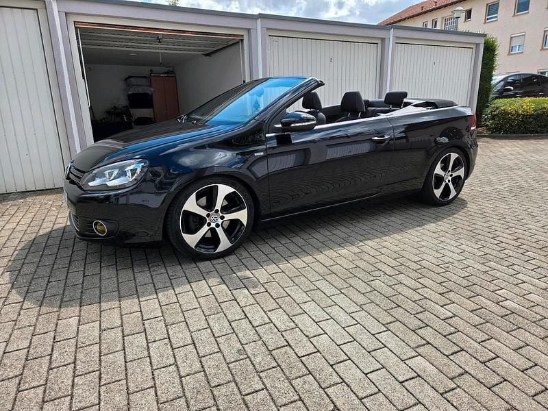 Schwarz Gebraucht 2013 VW Golf Cabriolet Life Cabrio | 7.199 € (Fairer Preis) - Bild 1/4