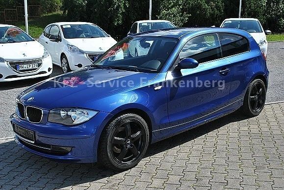 Blau metallic Gebraucht 2007 BMW 118 Kleinwagen | 9.990 € - Bild 1/4