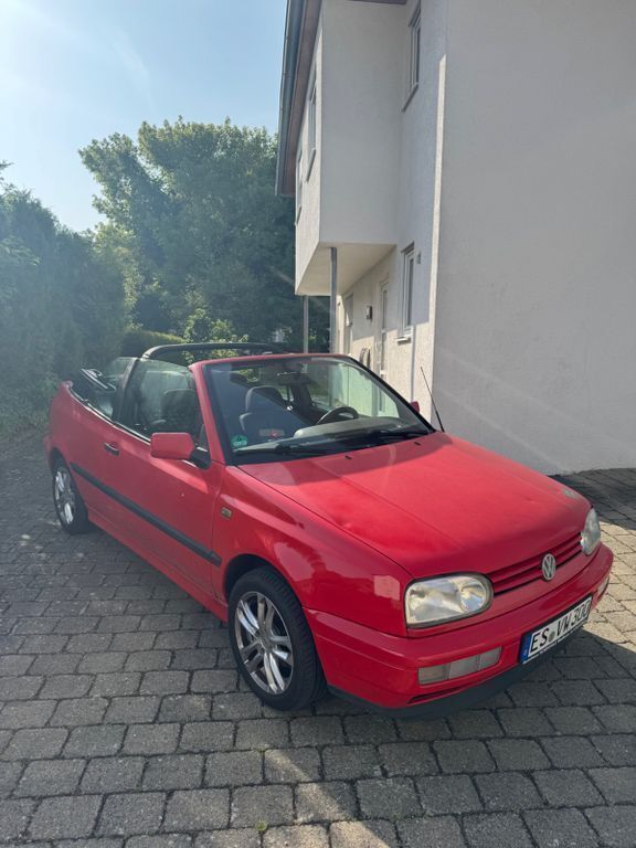 Rot Gebraucht 1994 VW Golf Cabriolet Cabrio | 750 € - Bild 1/4