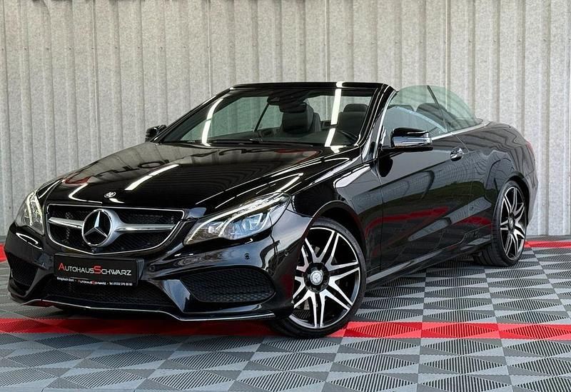 Gebraucht Mercedes E400 AMG line 333 PS (244 kW) 2013 Obsidianschwarz Cabrio