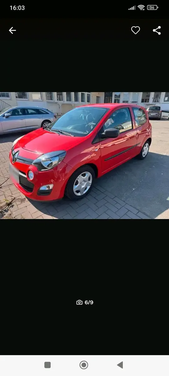 Second-hand Renault Twingo 75 CP (55 kW) 2013 Roșu Hatchback