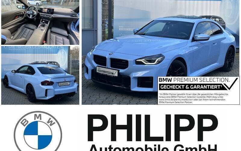 M zandvoort blau Gebraucht 2024 BMW M2 Shadowline Coupé | 58.880 € (Teuer) - Bild 1/4
