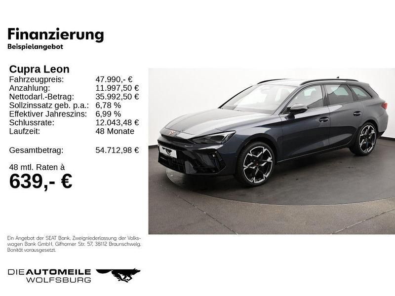 Ny Cupra Leon VZ 333 HK (244 kW) 2025 Grå Sedan