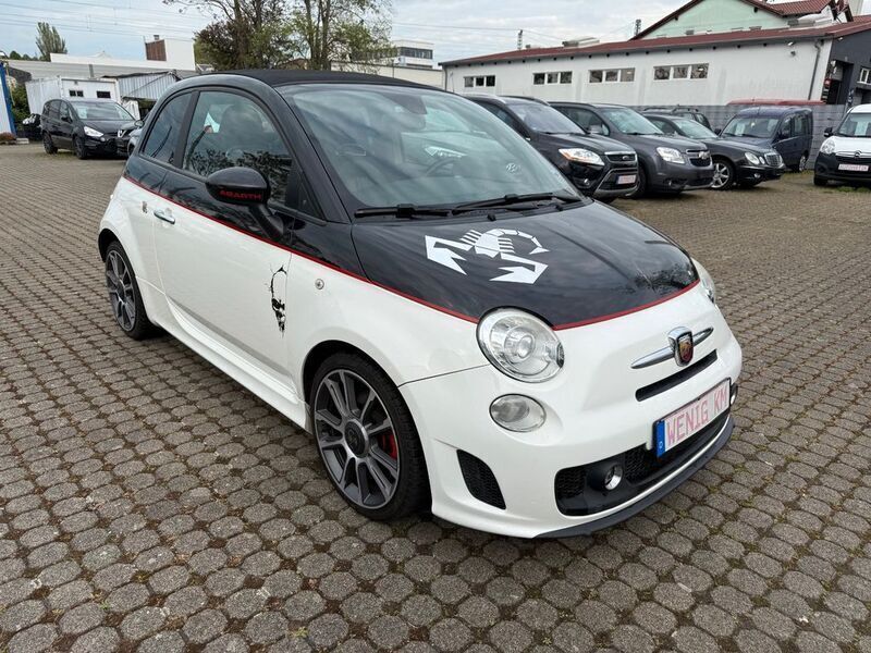Weiß Gebraucht 2010 Abarth 500C Cabrio | 8.950 € (Teuer) - Bild 1/4