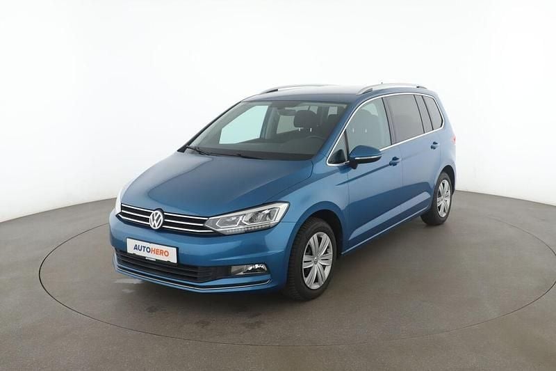 Blau Gebraucht 2016 VW Touran Highline Van / Kleinbus | 18.350 € (Fairer Preis) - Bild 1/3