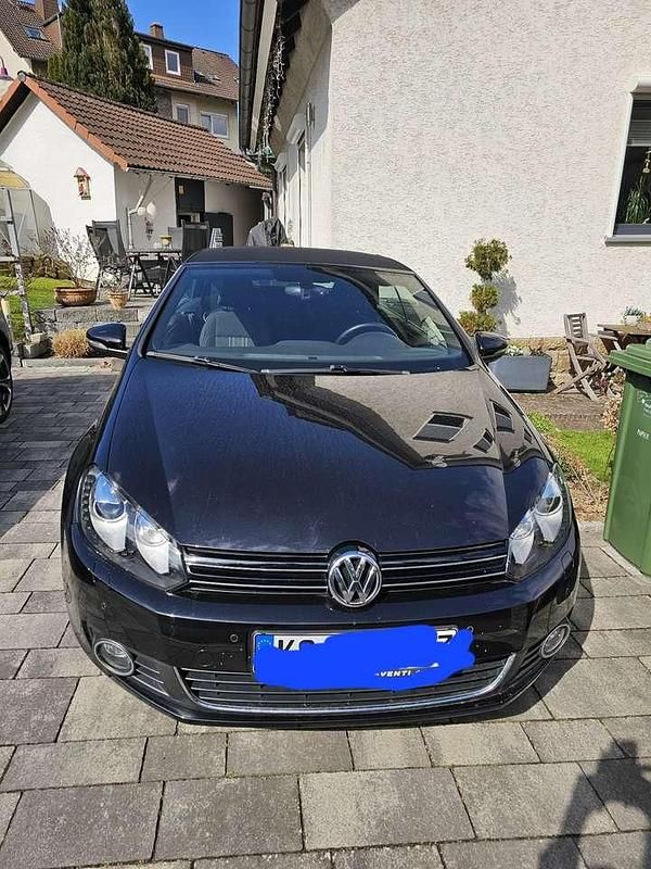 Schwarz Gebraucht 2016 VW Golf Cabriolet LOUNGE Cabrio | 11.900 € (Fairer Preis) - Bild 1/4