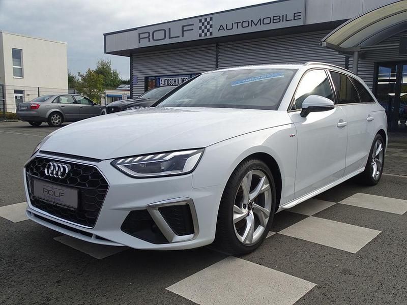 Weiß Gebraucht 2023 Audi A4 S-Line Limousine | 28.780 € (Guter Preis) - Bild 1/4