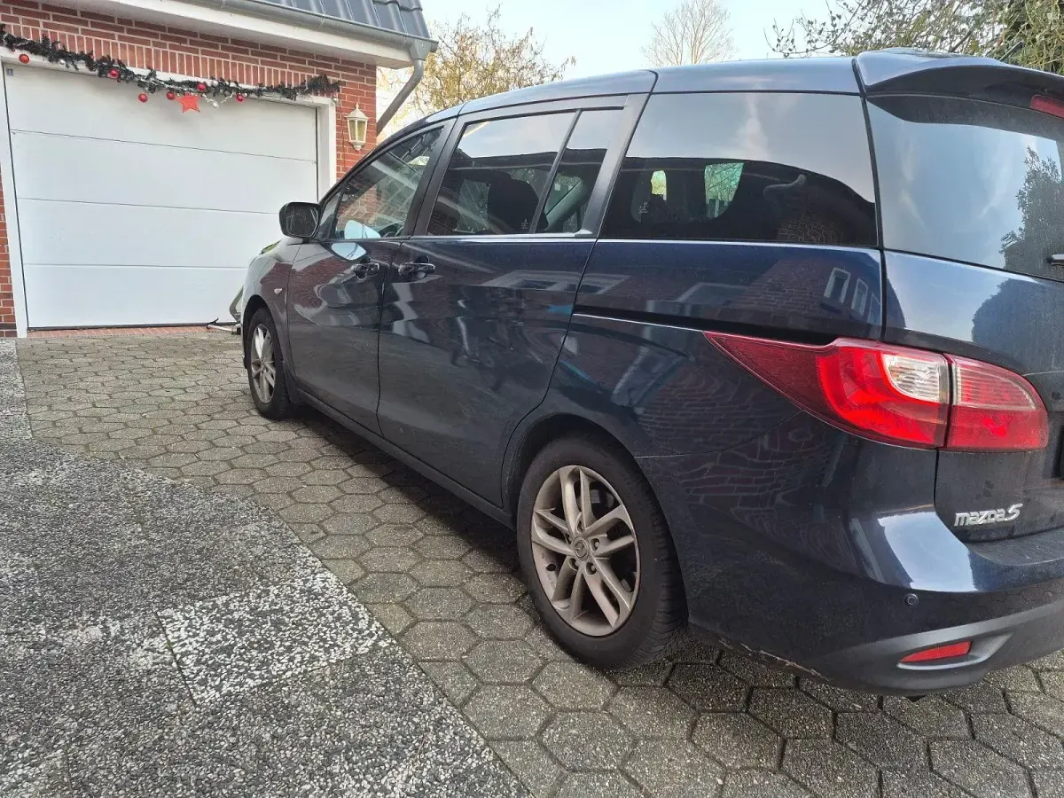 Gebraucht Mazda 5 Prime-Line 116 PS (85 kW) 2010 Blau Van / Kleinbus