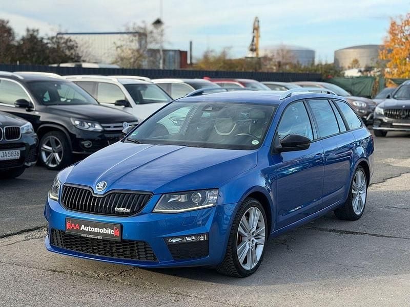 Blau Gebraucht 2013 Skoda Octavia RS Kombi | 10.000 € (Superpreis) - Bild 1/4