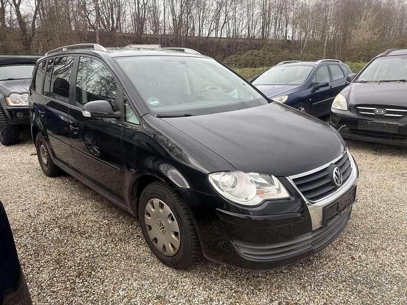 Gebraucht VW Touran Highline 105 PS (77 kW) 2008 Schwarz Van / Kleinbus
