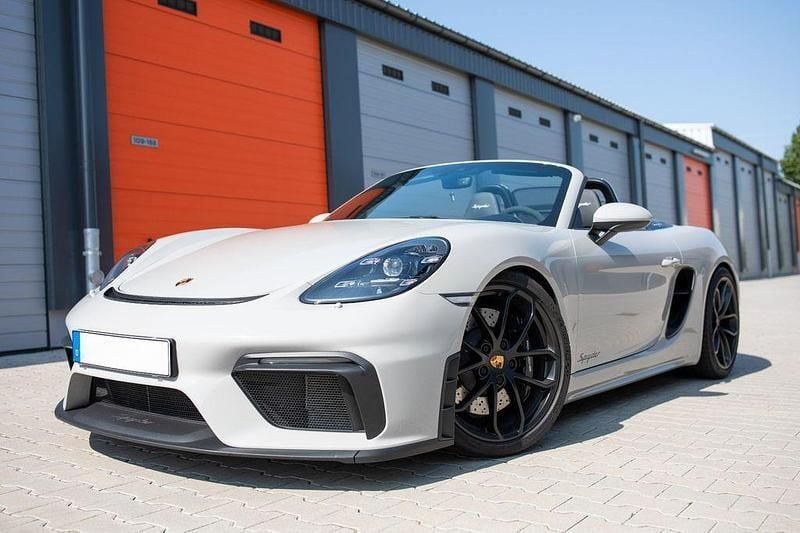Grau Gebraucht 2020 Porsche 718 Spyder Cabrio | 96.500 € - Bild 1/4