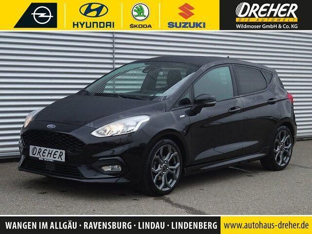 Iridiumschwarz metallic Gebraucht 2018 Ford Fiesta ST-Line Kleinwagen | 13.990 € (Fairer Preis) - Bild 1/4