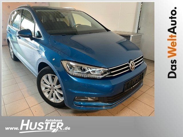 Gebraucht VW Touran Highline 150 PS (110 kW) 2016 Blau metallic Van / Kleinbus