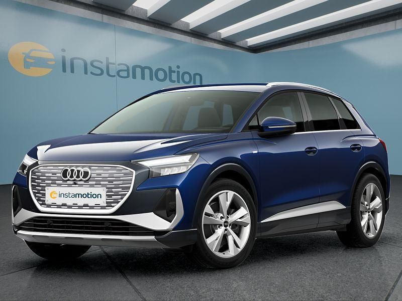 Blau Gebraucht 2025 Audi Q4 e-tron S-Line SUV | 39.849 € (Fairer Preis) - Bild 1/4