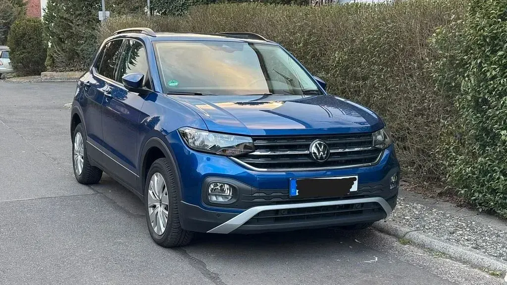 Gebraucht VW T-Cross 95 PS (69 kW) 2021 Blau SUV