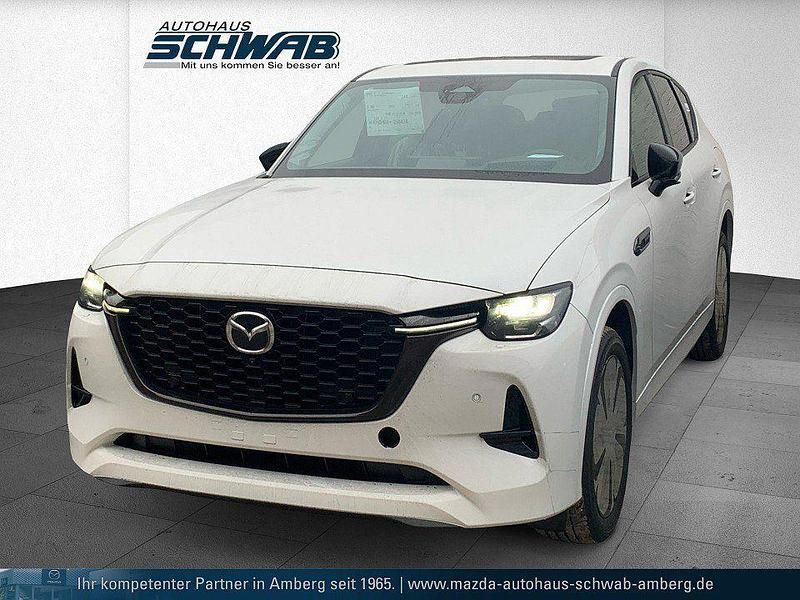 Rhodium white Gebraucht 2025 Mazda CX-60 Homura-Line SUV | 53.990 € (Etwas zu teuer) - Bild 1/4