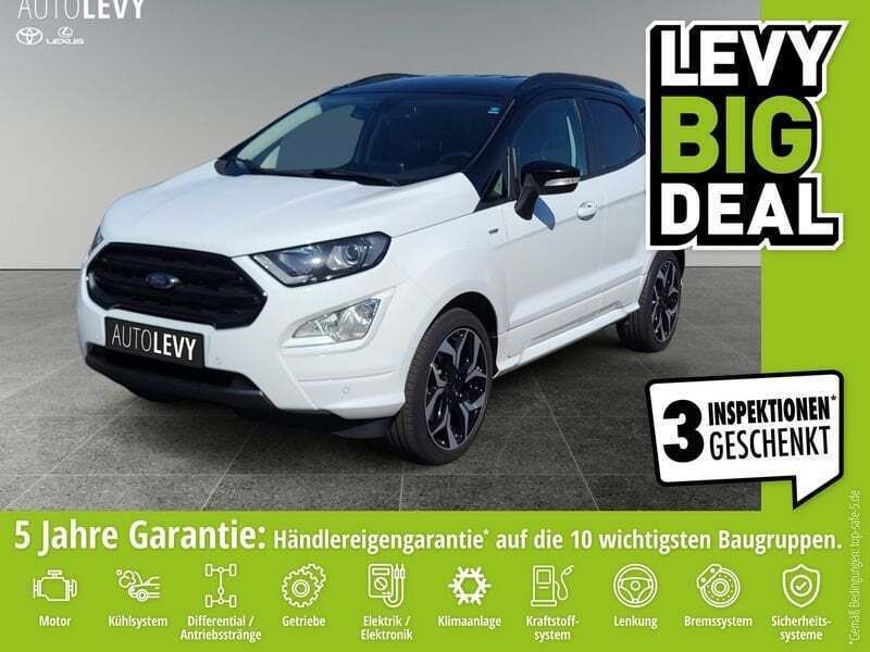 Weiss/schwarz Gebraucht 2018 Ford Ecosport ST-Line SUV | 13.990 € (Fairer Preis) - Bild 1/4