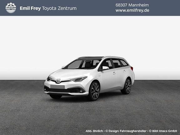 Novaweiß perleffekt Gebraucht 2017 Toyota Auris Hybrid Basis | 14.990 € (Guter Preis) - Bild 1/4