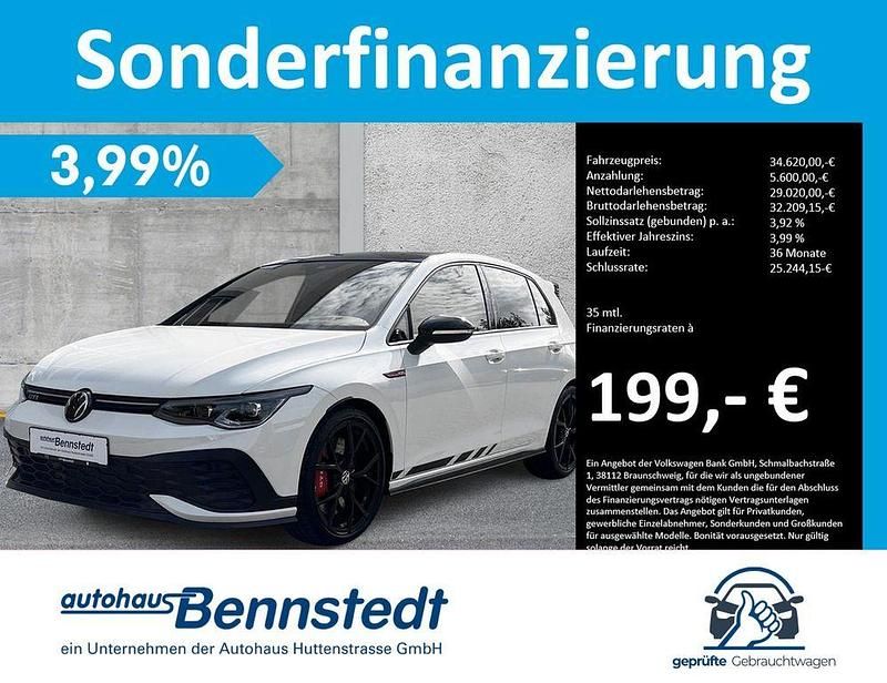 Weiß Gebraucht 2023 VW Golf VIII GTI Clubsport Limousine | 34.240 € (Fairer Preis) - Bild 1/4