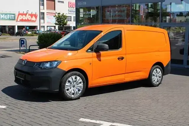 Gebraucht VW Caddy 122 PS (89 kW) 2021 Orange Van / Kleinbus
