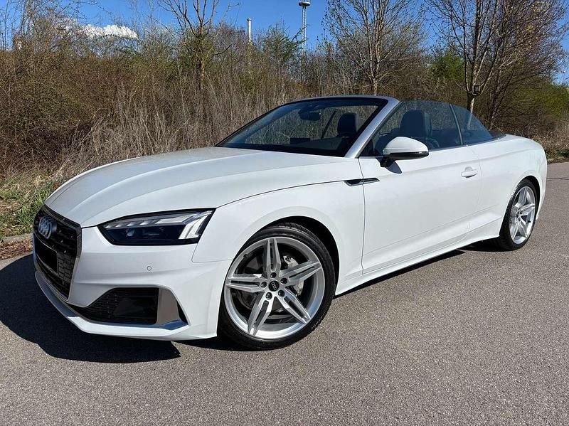Weiß Gebraucht 2023 Audi A5 Cabriolet Advanced Plus Cabrio | 51.900 € - Bild 1/4