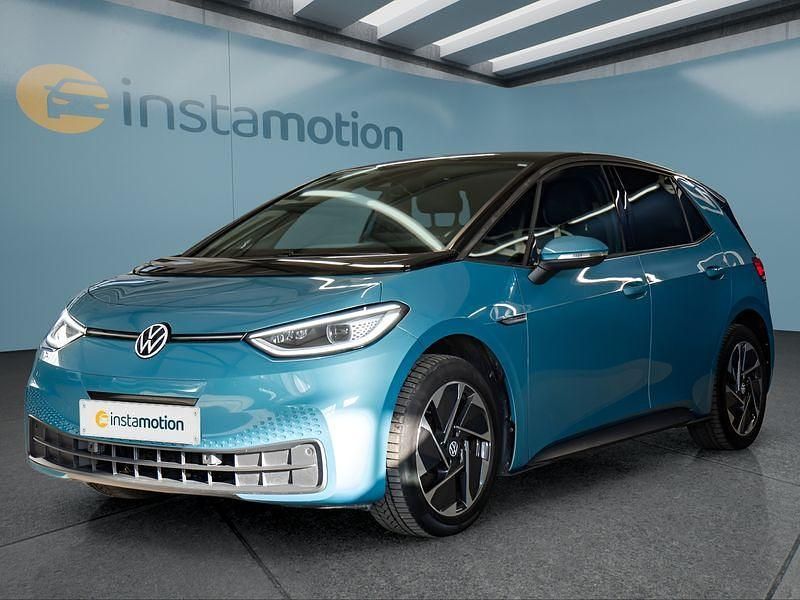 Blau Gebraucht 2022 VW ID.3 Pro Kleinwagen | 25.149 € (Etwas zu teuer) - Bild 1/4