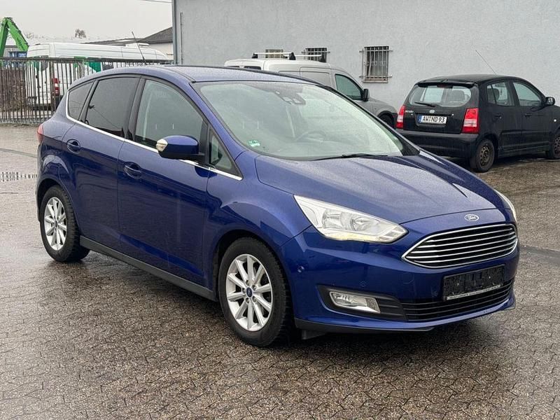 Gebraucht Ford C-MAX Titanium 120 PS (88 kW) 2015 Blau Van / Kleinbus