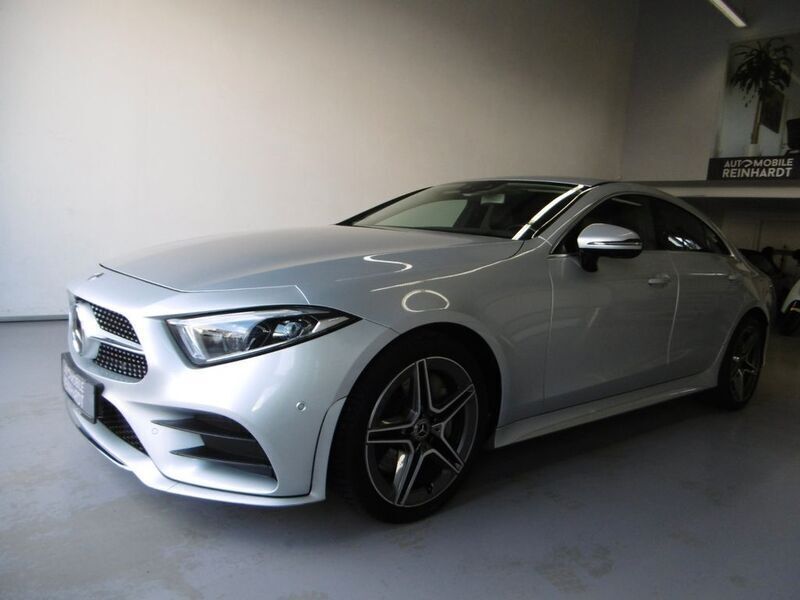 Silber Gebraucht 2018 Mercedes CLS350 AMG line Limousine | 42.455 € (Fairer Preis) - Bild 1/4