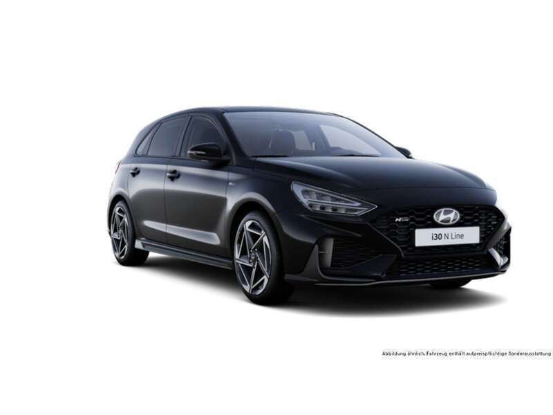 Abyss black Neu 2025 Hyundai i30 N Line Limousine | 24.990 € (Superpreis) - Bild 1/4