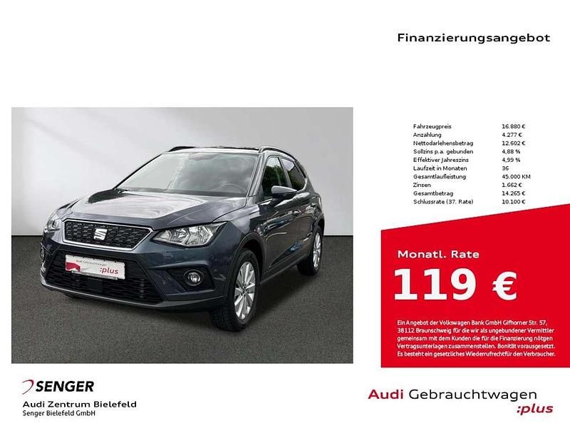 Magnetic grau metallic Gebraucht 2021 Seat Arona SUV | 16.880 € - Bild 1/4