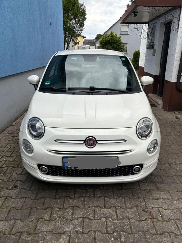 Weiß Gebraucht 2021 Fiat 500 Lounge Kleinwagen | 10.499 € (Guter Preis) - Bild 1/4