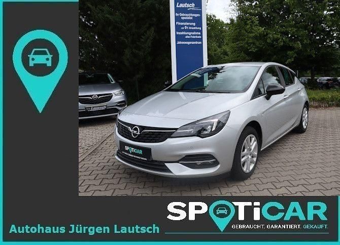 Silber Gebraucht 2021 Opel Astra Edition Limousine | 10.990 € (Superpreis) - Bild 1/4