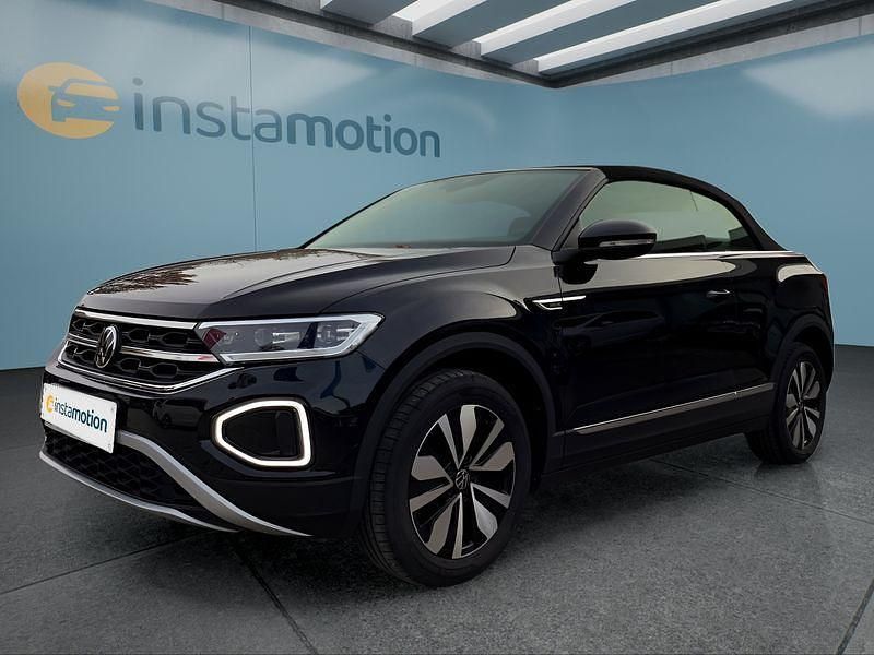 Schwarz Gebraucht 2024 VW T-Roc Cabriolet Cabrio | 31.049 € (Guter Preis) - Bild 1/4