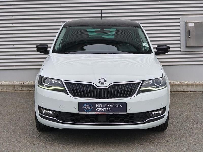 Gebraucht Skoda Rapid Style 110 PS (80 kW) 2017 Laserweiss Kleinwagen